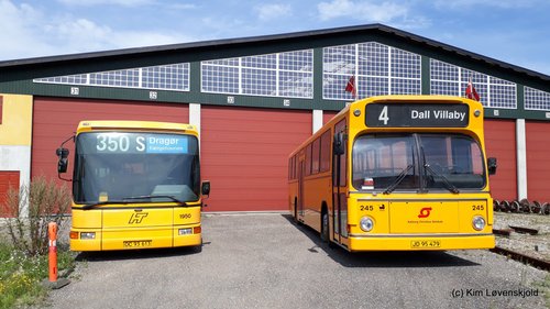1995' DAB 15-1200C & 1983' Volvo B10R-59 Aabenraa