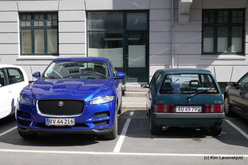 2018' Jaguar F-Pace & 1992' Lancia Y10