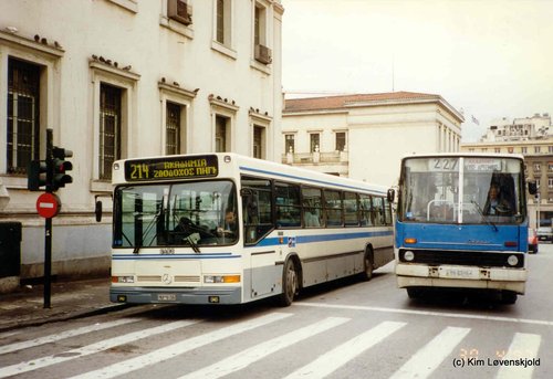1996' Mercedes O405N ELVO C.93.405N Vergina & 1981' Ikarus 260