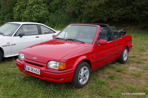 1987' Ford Escort XR3i Cabriolet