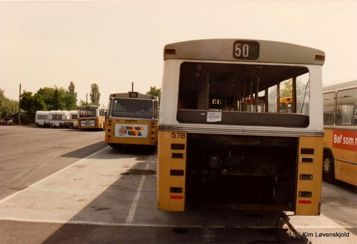 HT Artillerivej scrap buses 1988