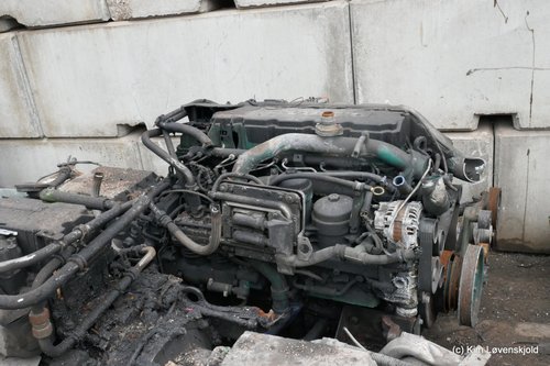 Volvo D7E290 together with a Voith D864 gearbox from a scrapped Volvo B7RLE