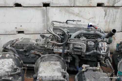 Volvo D7E290 together with a Voith D864 gearbox from a scrapped Volvo B7RLE