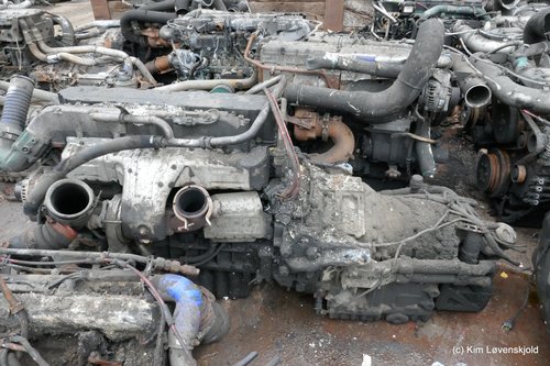 Volvo D7E290 together with a ZF5HP592C gearbox from a scrapped Volvo B7RLE