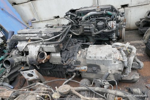 Volvo D7E290 together with a Voith D864 gearbox from a scrapped Volvo B7RLE