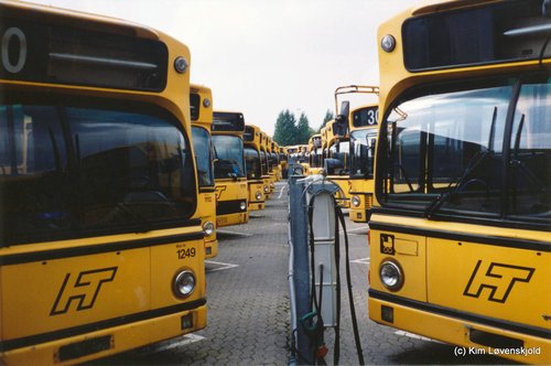 Various withdrawn HT Bus Danmark buses