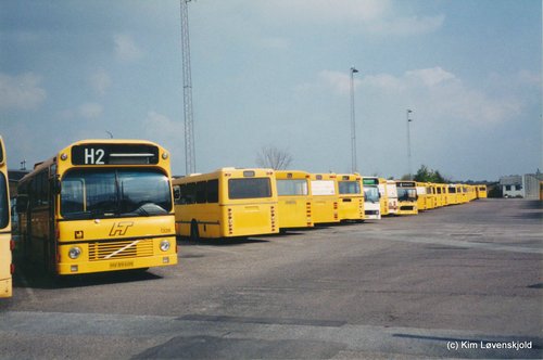 Various withdrawn HT Bus Danmark buses