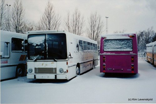 1988' Volvo B10M-60 Aabenraa & 1982' Leyland DAB 7-31-TL11/4