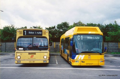 1973' Volvo B59-59 Aabenraa & 1996' DAB 15-1200C