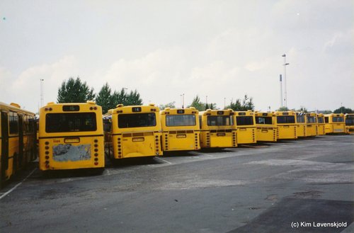 Various withdrawn HT Bus Danmark buses