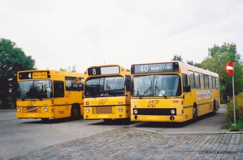 1988' Volvo B10M-60 Aabenraa & 1981' Volvo B10M-60 Aabenraa & 1989' Scania N113CLB DAB