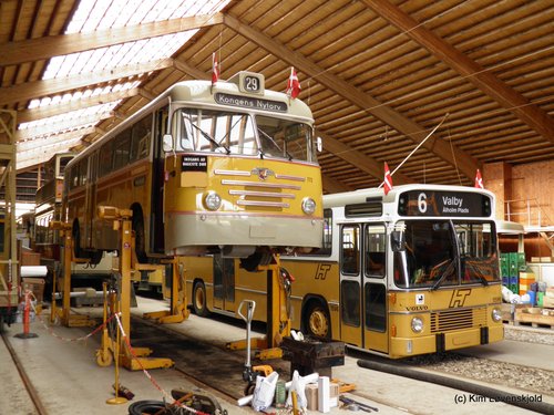 1963' Leyland DAB Leyland LCRT 1/1 "Royal Tiger" & 1983' Volvo B10M-60 Aabenraa