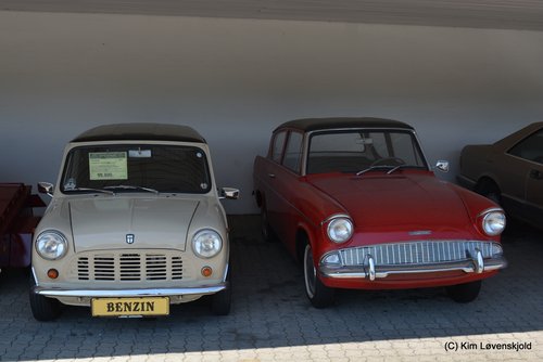1973' Morris Mascot Mini 1000 Van & Ford Anglia