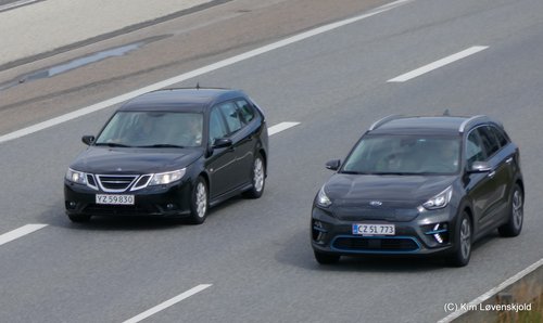 2007' Saab 9-3 Sportcombi & 2021' Kia e-Niro