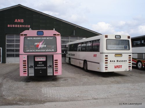 1979' Leyland LK 575-690/3 DAB Series 6 & 1987' Volvo B10M-60 Aabenraa