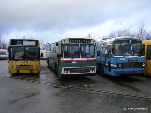 1989' Volvo B10M-60 Aabenraa & Volvo B57 Vest & Scania BR86