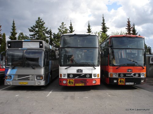1987' Volvo B10M-60 Aabenraa & 1989' + 1985' Volvo B10M-60 Alizée