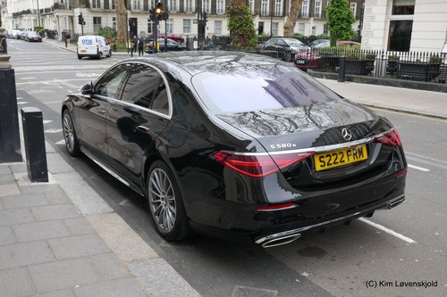 2022' Mercedes S580e Hybrid
