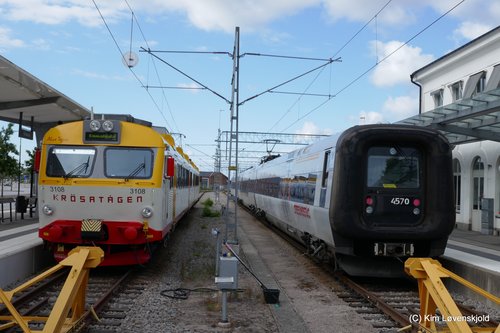 Swedish & Danish train in Karlskrona