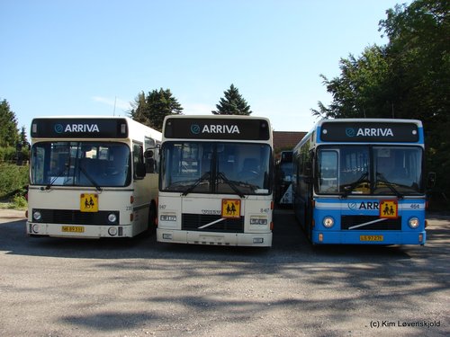1992' Volvo B10M-60 DAB, 1992' Volvo B10M-60 Aabenraa, 1989' Volvo B10M-60 Aabenraa