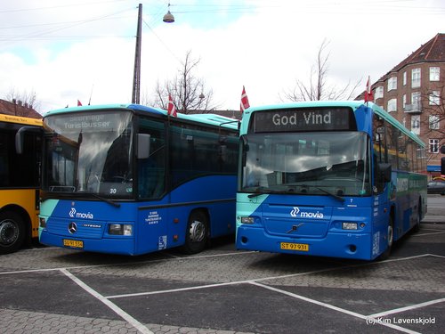 2003' Mercedes O550  Mercedes Integro & 2003' Volvo B12M-60 Aabenraa 8500
