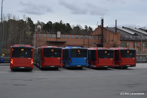 New MAN Lion's City articulated at Danderyd