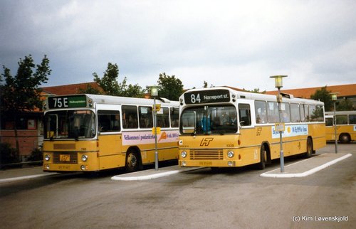 1977' Saurer/Leyland SLG 18-550/3 DAB Series 4 & 1982' Volvo B10M-60 Aabenraa