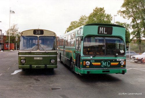 1974' Scania CR111M59 & 1984' Scania N112CL Aabenraa