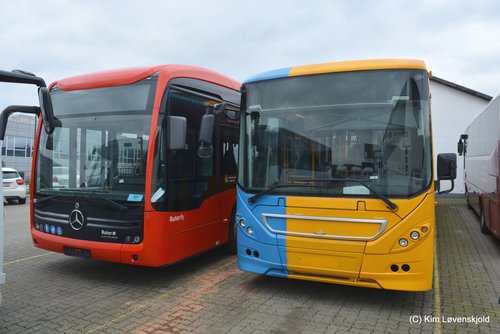 2019' Mercedes eCitaro & 2011' Volvo B7RLE-60 Säffle 8900LE