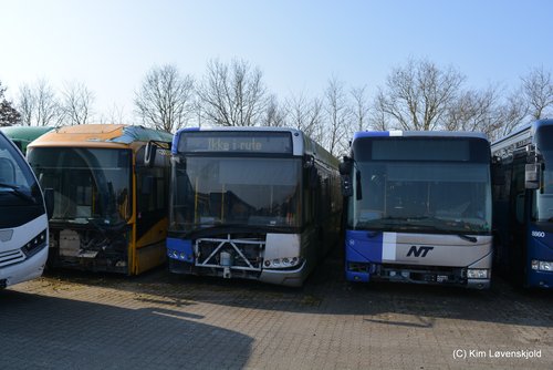 Scrapbuses in line