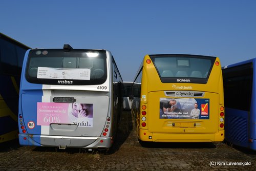 2010' Irisbus Crossway LE & 2014' Scania CK280UB CNG CityWide LE