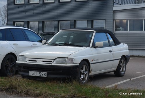 1991' Ford Escort Cabriolet