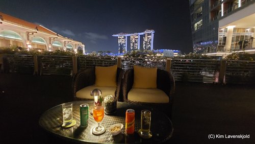 View from The Fullerton Hotel bar