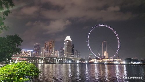 View from Gardens by the Bay