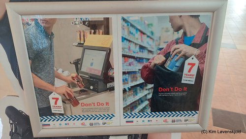 Singapore is tough on shoplifting
