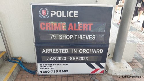 Crime count board