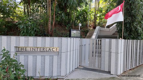 The Interlace apartment buildings