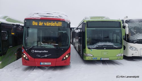 2014' Volvo B5LH 7900 Hybrid & 2013' Mercedes O530 Citaro CNG