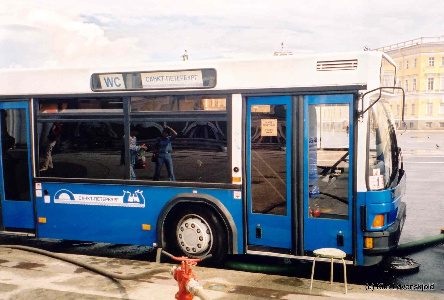 MAZ 103 toilet bus