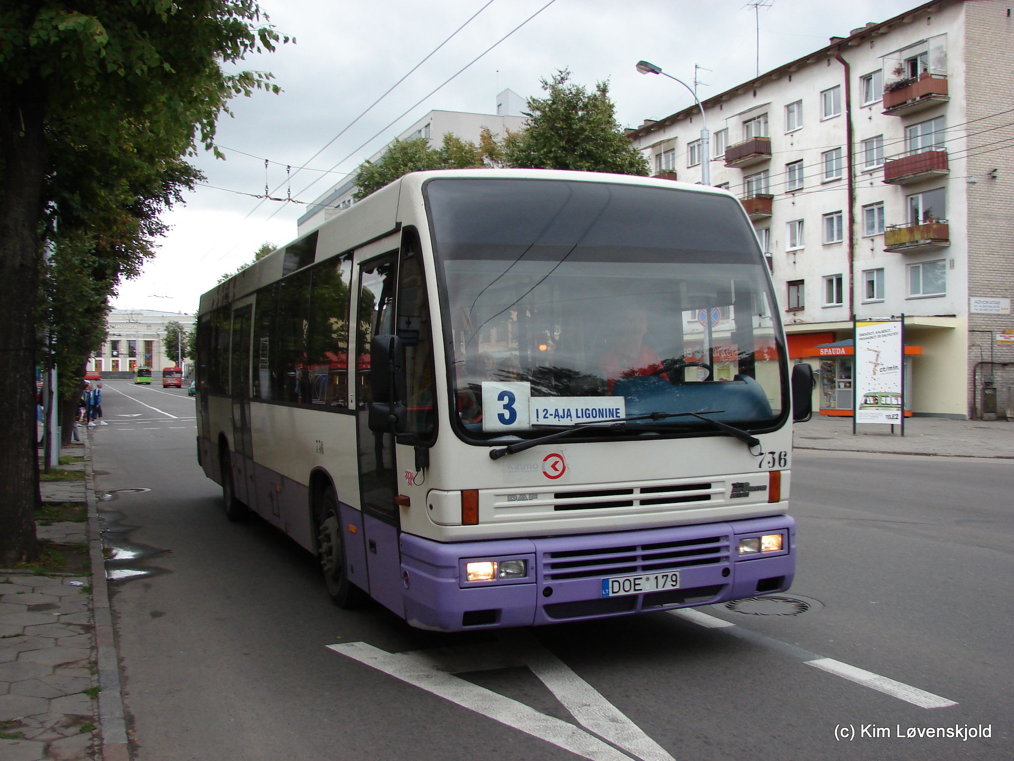 1996' DAF SB220 Den Oudsten B89
