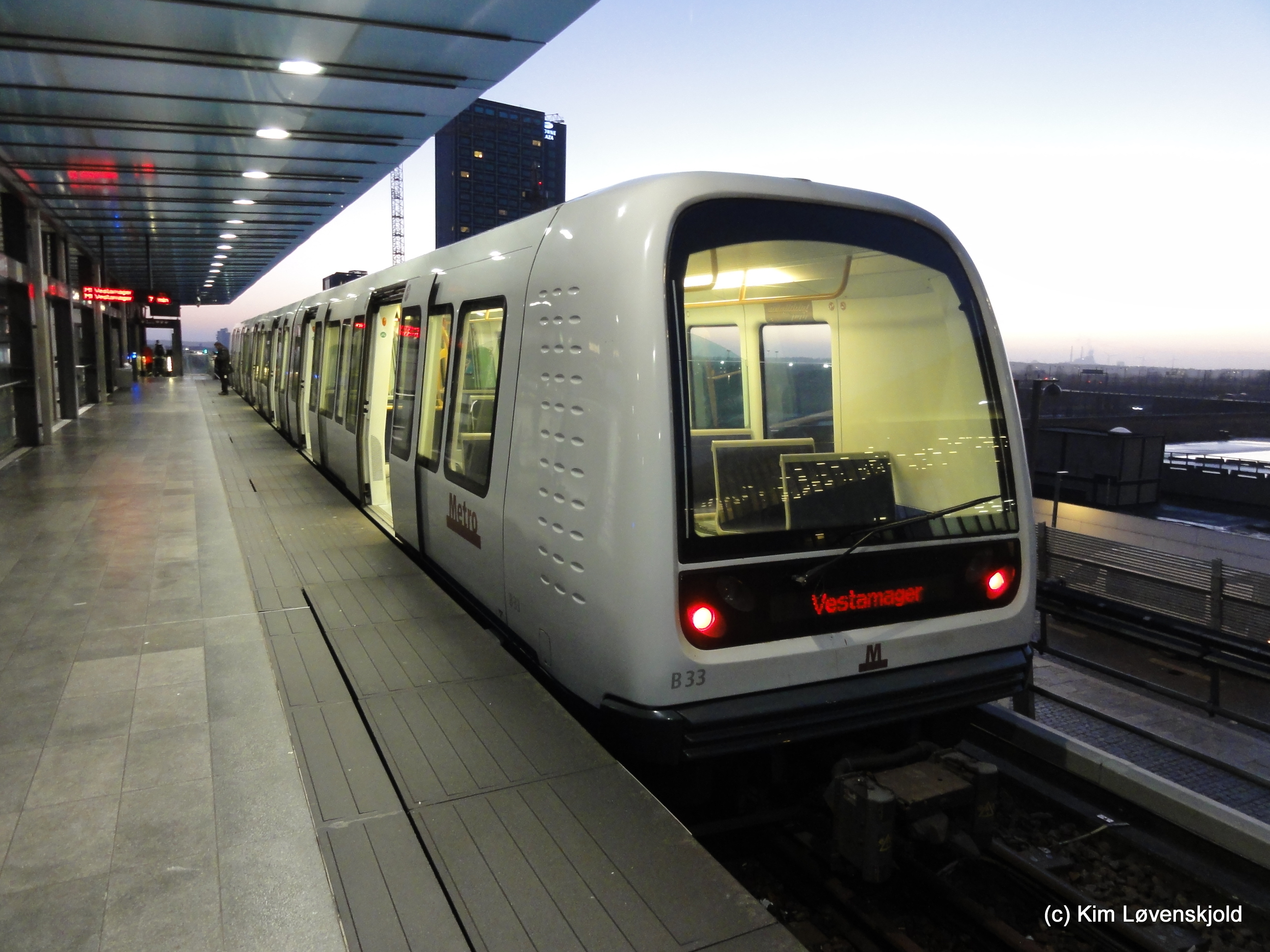 Copenhagen Metro train