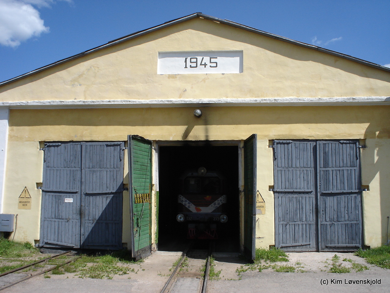 Gulbene train depot