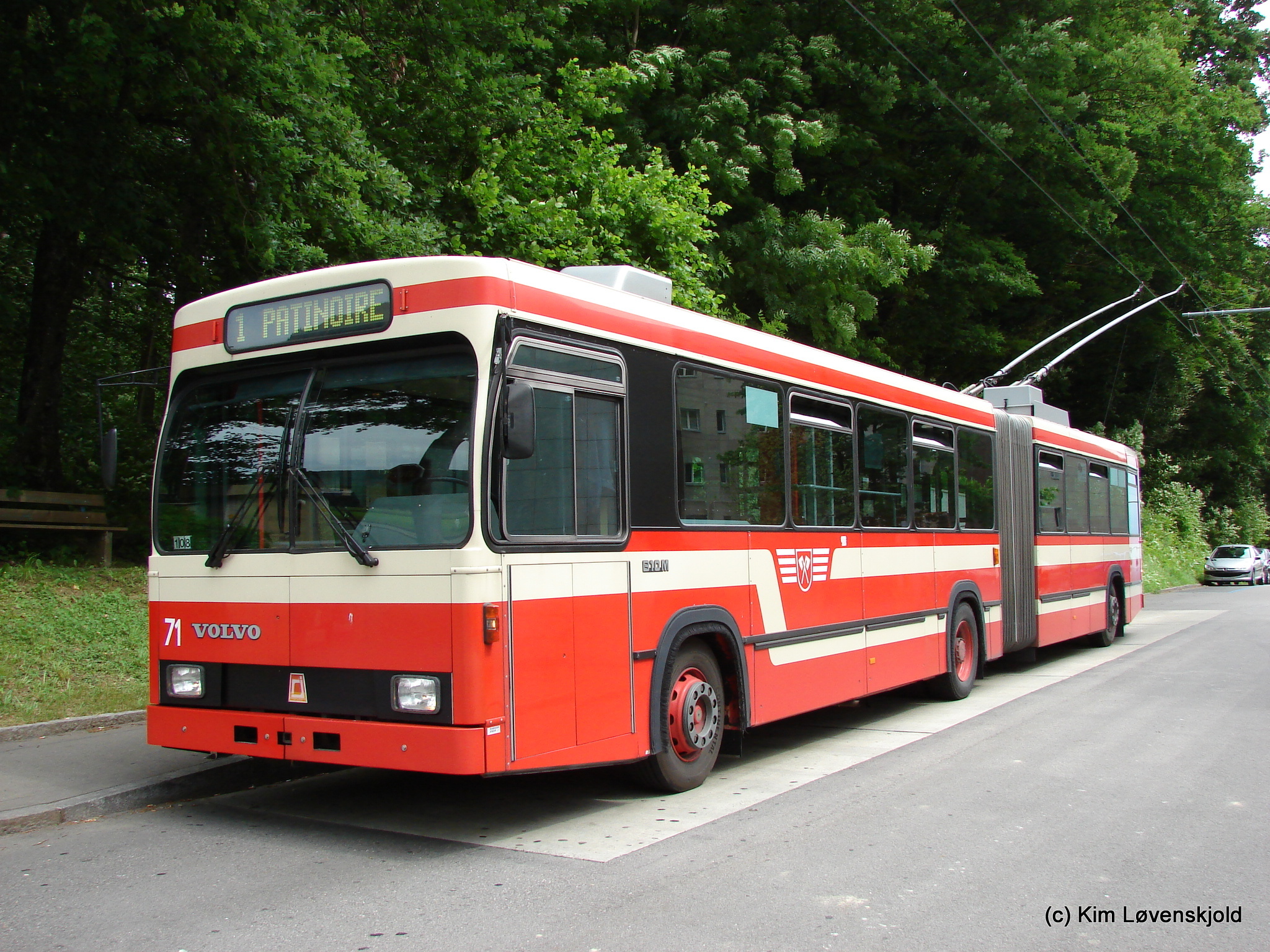 1989' Volvo B10MA-55 Ramseier & Jenzer trolleybus