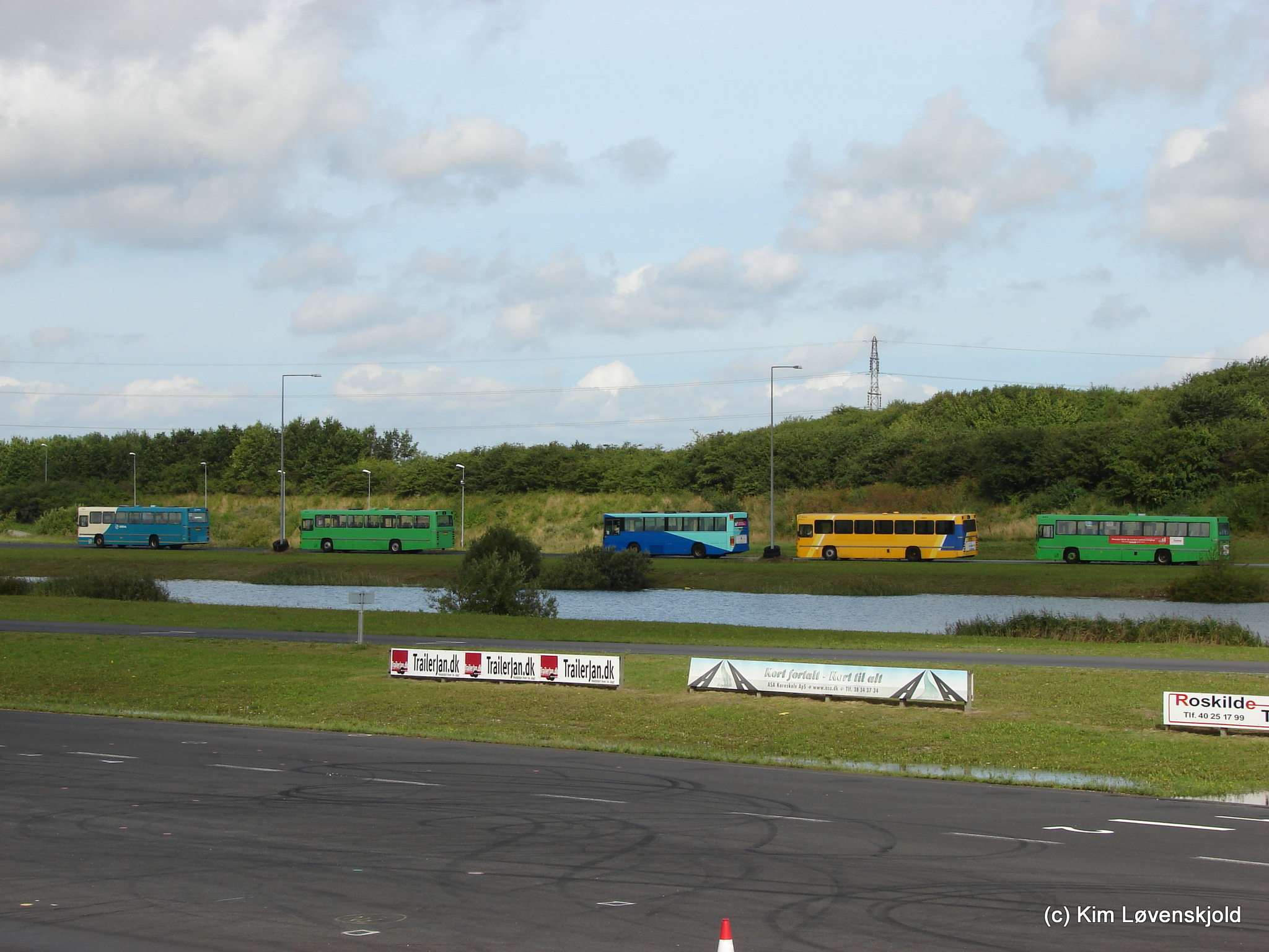 Volvo B10M on road safety training center