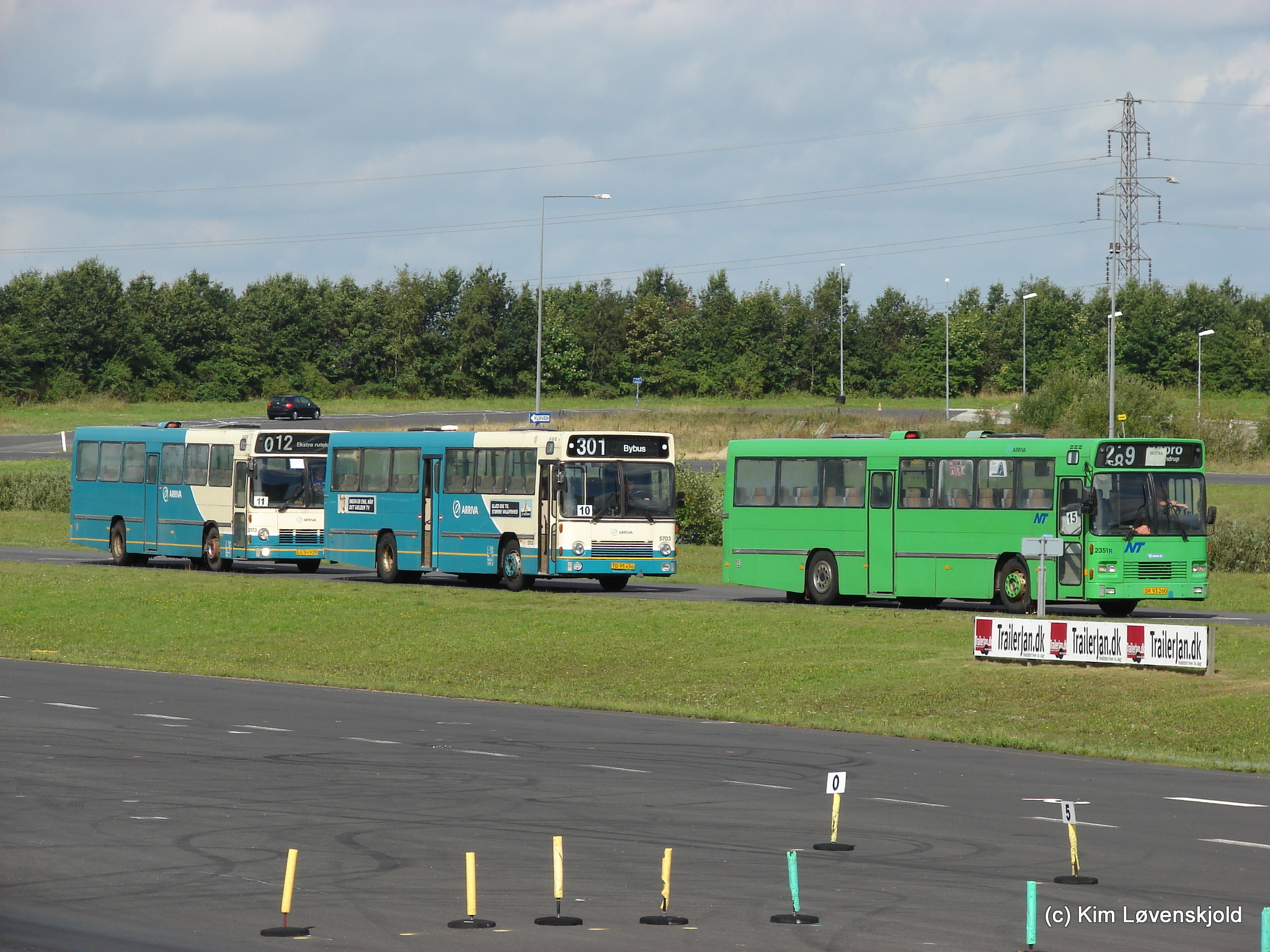 Volvo B10M on road safety training center