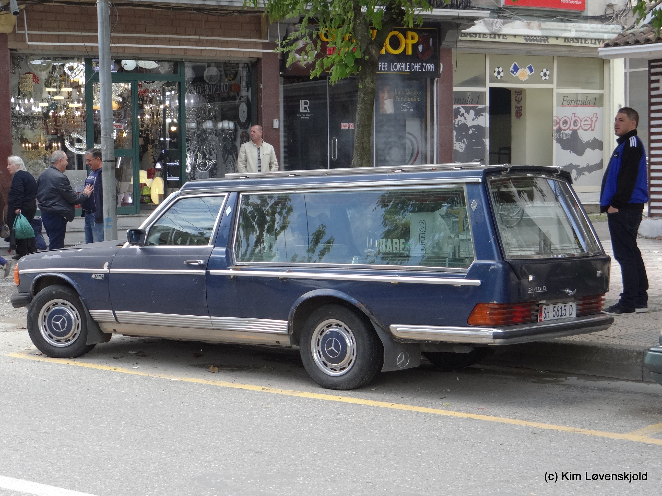 Mercedes 240D hearse