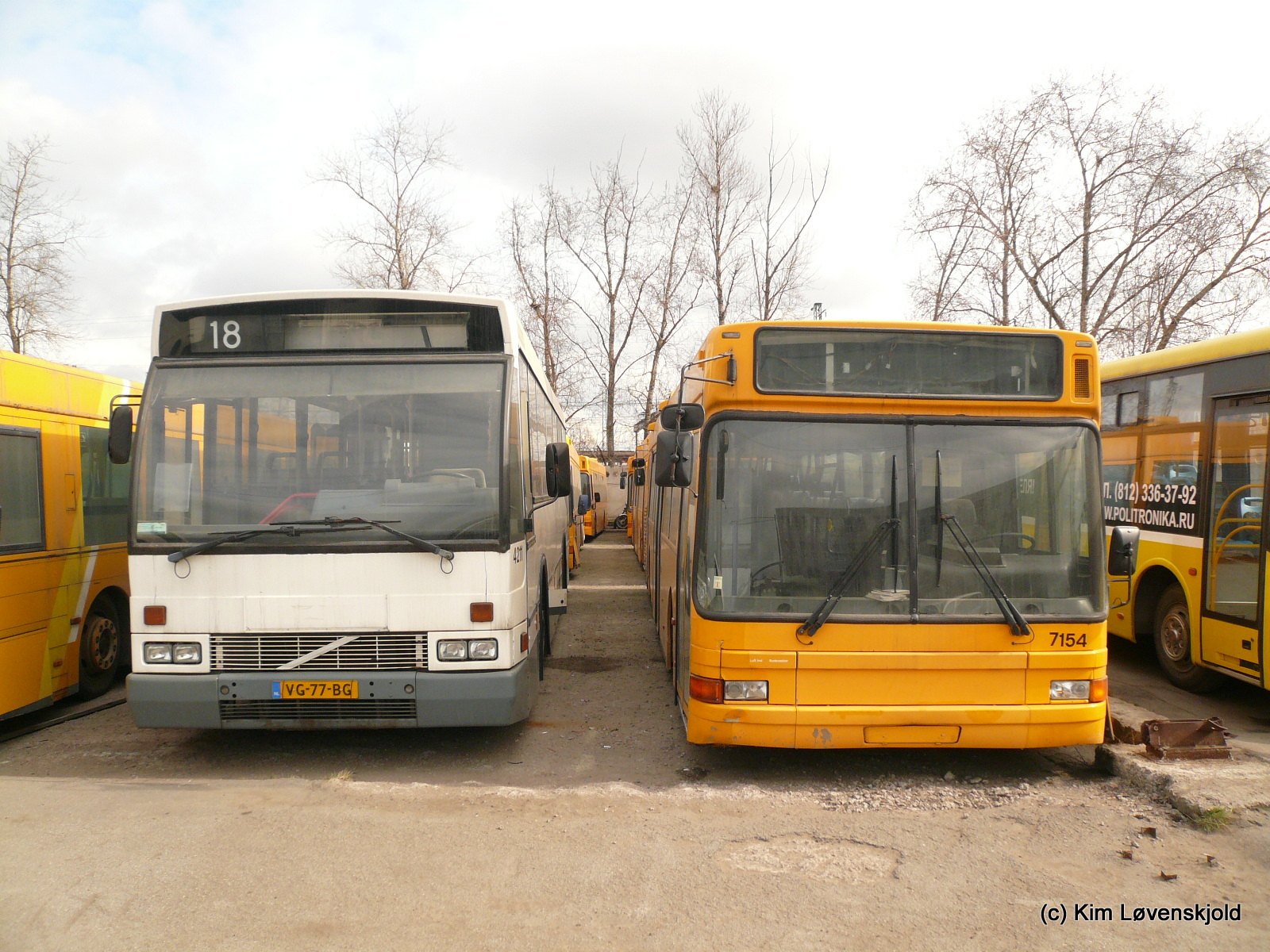 1989' Volvo B10M-55 Den Oudsten B88 & 1996' Volvo B10L-60 Aabenraa 2000NL