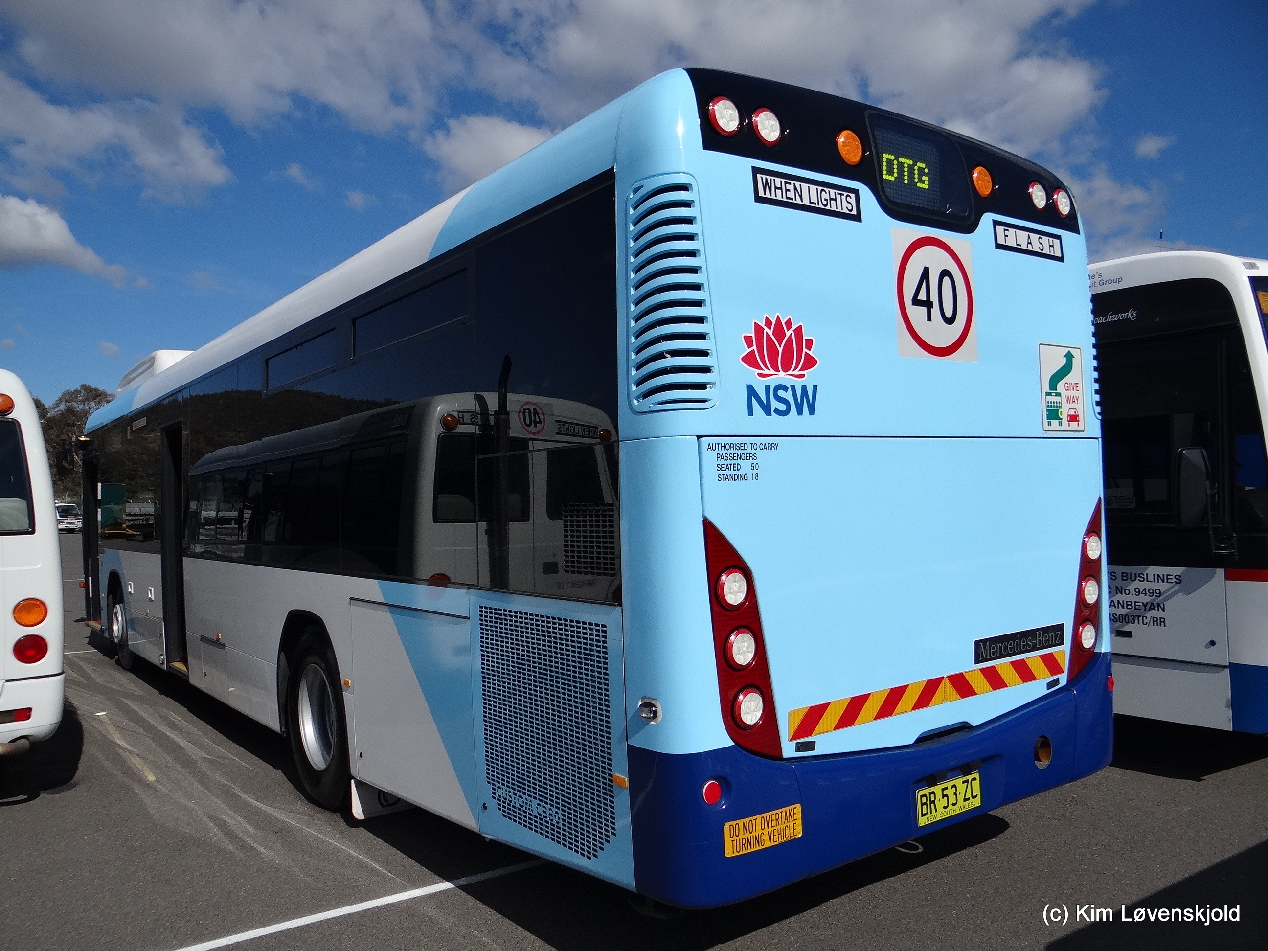 2011' Mercedes OH1830LE Custom Coaches CB80