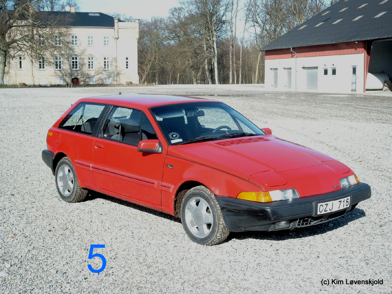 My car no. 5: 1987' Volvo 480 ES