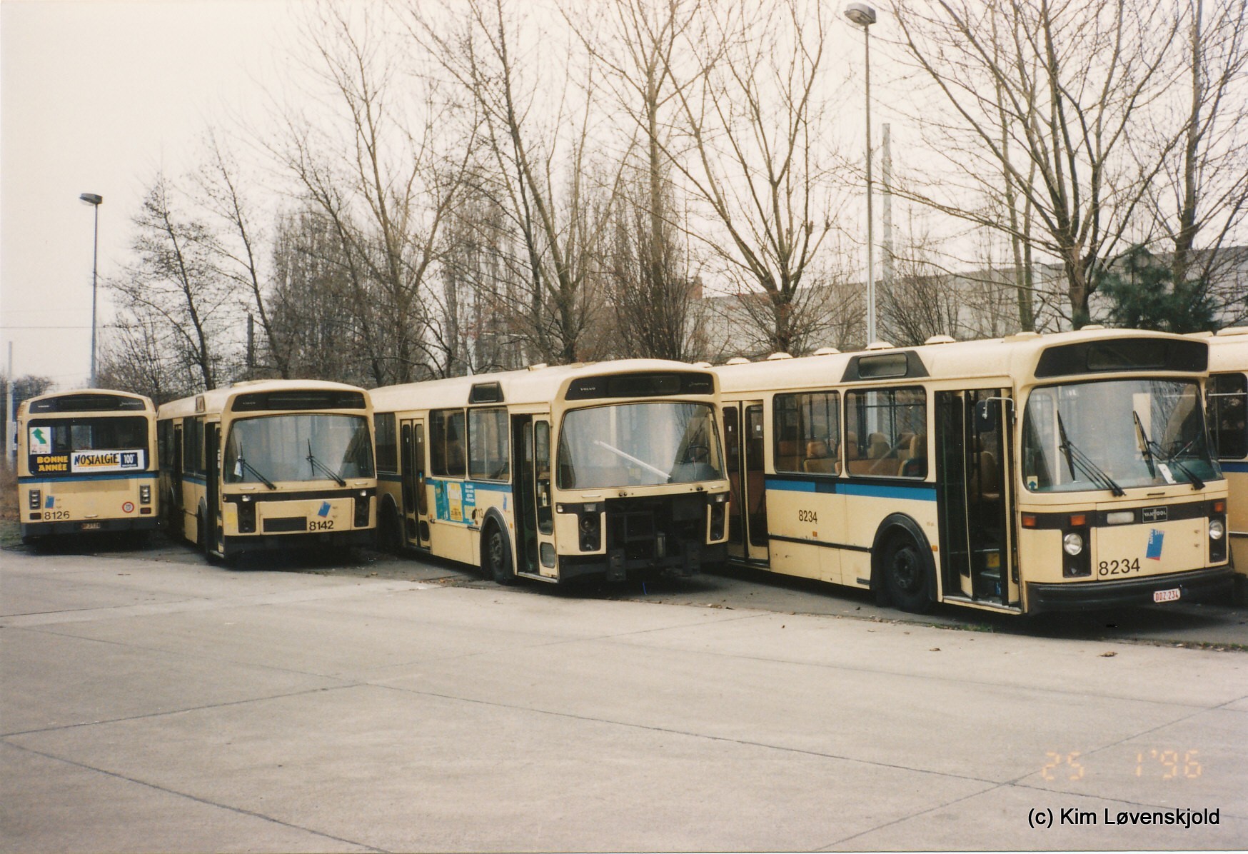 Scrapbuses at MIVB/STIB Haren depot